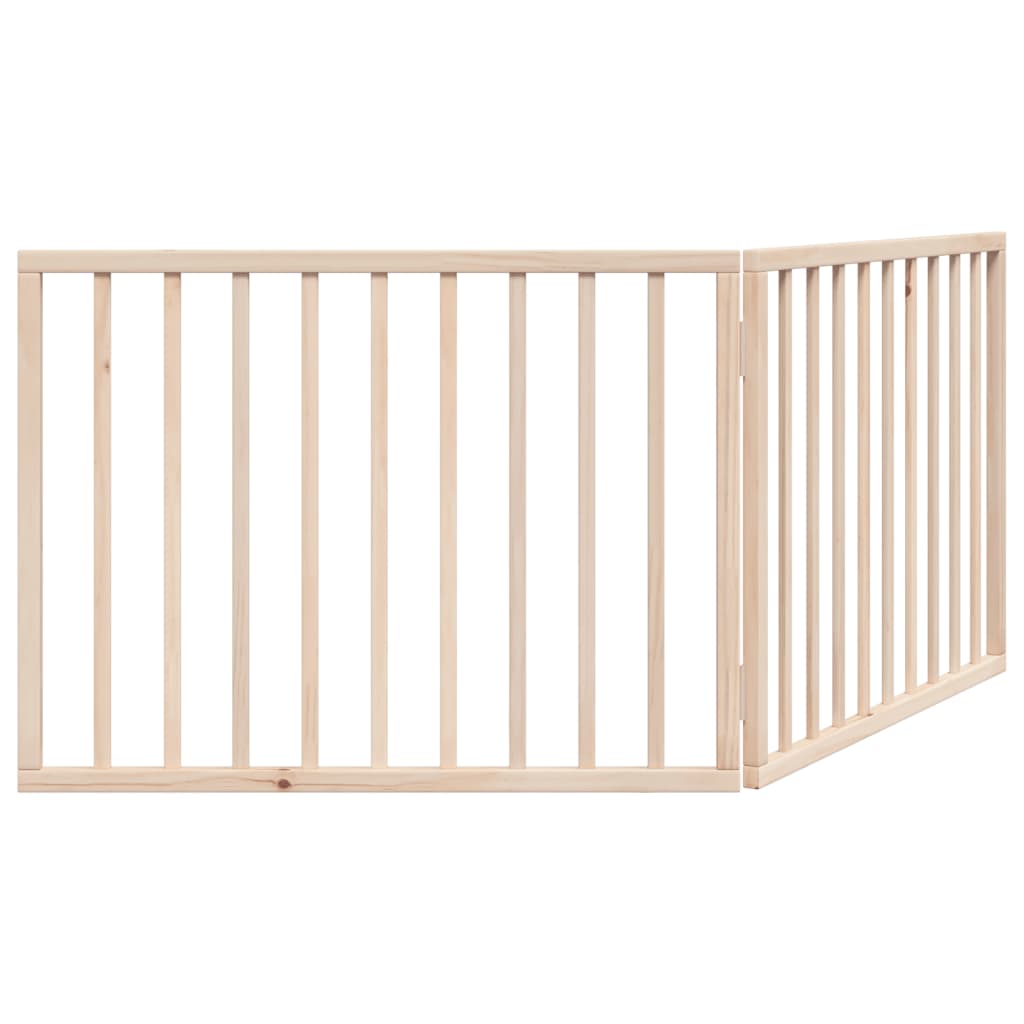 vidaXL Hundegitter Faltbar 2 Paneele 160 cm Pappelholz
