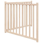vidaXL 2-tlg. Hundetor Faltbar 160 cm Massivholz Tanne