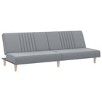 vidaXL Schlafsofa Hellgrau Stoff