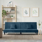 vidaXL Schlafsofa Blau Samt