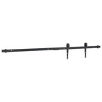 vidaXL Mini Schiebetürbeschlag Set für Schranktüren 122 cm Carbonstahl