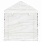 vidaXL Pavillon mit Dach Weiß 2,28x2,23x2,69 m Polyethylen