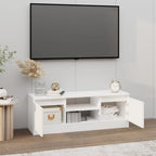 vidaXL TV-Schrank mit Tür Weiß 102x30x36 cm