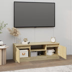 vidaXL TV-Schrank mit Tür Sonoma-Eiche 102x30x36 cm