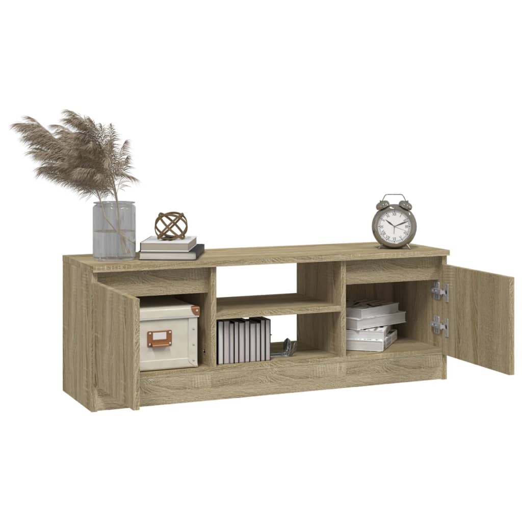 vidaXL TV-Schrank mit Tür Sonoma-Eiche 102x30x36 cm