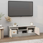 vidaXL TV-Schrank mit Tür Betongrau 102x30x36 cm