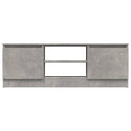 vidaXL TV-Schrank mit Tür Betongrau 102x30x36 cm