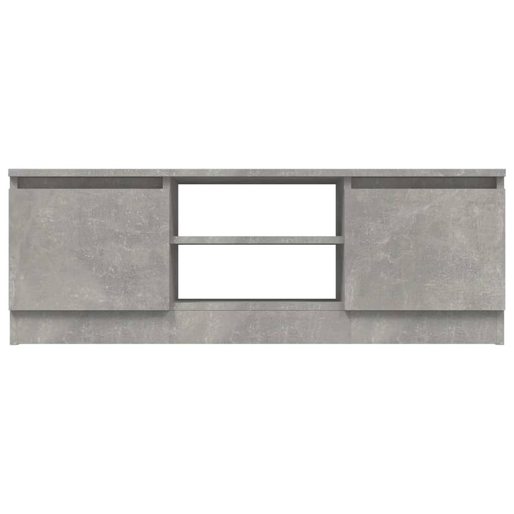 vidaXL TV-Schrank mit Tür Betongrau 102x30x36 cm