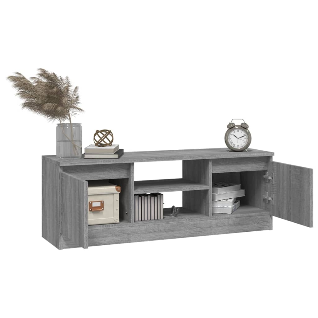 vidaXL TV-Schrank mit Tür Grau Sonoma 102x30x36 cm