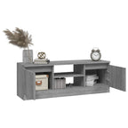 vidaXL TV-Schrank mit Tür Grau Sonoma 102x30x36 cm