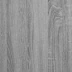 vidaXL CD-Wandregal Grau Sonoma 100x18x18 cm Holzwerkstoff