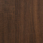 vidaXL CD-Wandregal Braun Eichen-Optik 100x18x18 cm Holzwerkstoff