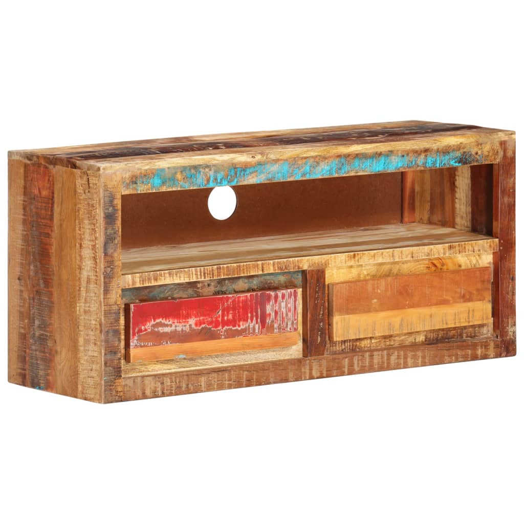 vidaXL TV-Schränke 2 Stk. 88x30x40 cm Altholz Massiv