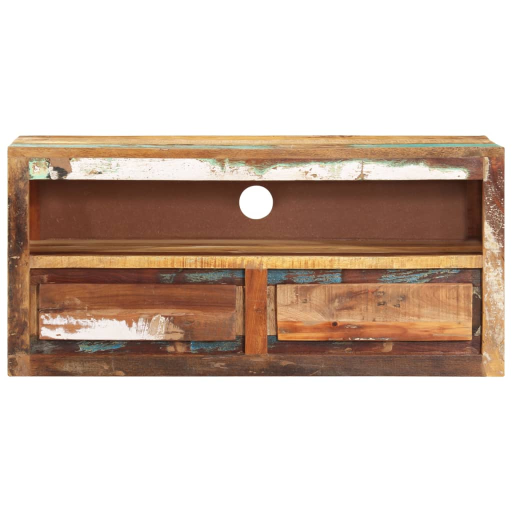vidaXL TV-Schränke 2 Stk. 88x30x40 cm Altholz Massiv