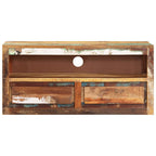 vidaXL TV-Schränke 2 Stk. 88x30x40 cm Altholz Massiv