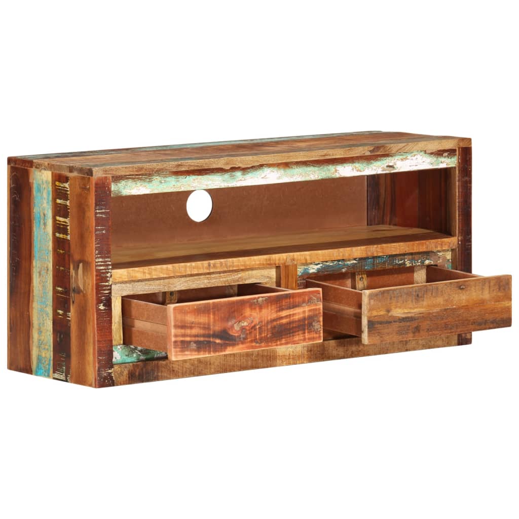 vidaXL TV-Schränke 2 Stk. 88x30x40 cm Altholz Massiv