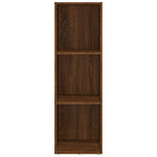 vidaXL Bücherschrank/TV-Schrank Braun Eichen-Optik 36x30x114 cm