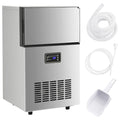vidaXL Eiswürfelmaschine Silbern 45 kg / 24 h