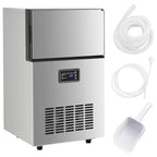 vidaXL Eiswürfelmaschine Silbern 45 kg / 24 h