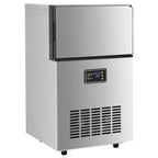 vidaXL Eiswürfelmaschine Silbern 45 kg / 24 h