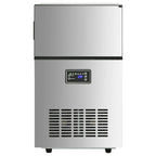 vidaXL Eiswürfelmaschine Silbern 45 kg / 24 h