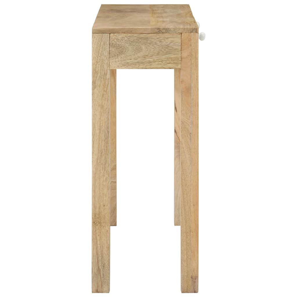vidaXL Konsolentisch 110x30x75 cm Gebleichtes Massivholz Mango