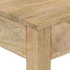 vidaXL Konsolentisch 110x30x75 cm Gebleichtes Massivholz Mango