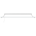 vidaXL Ausziehbarer Sonnenschirmrahmen Weiß 300 x 250 cm Aluminium