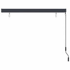 vidaXL Rollo Blau und Weiß 180 x 250 cm Stoff und Aluminium