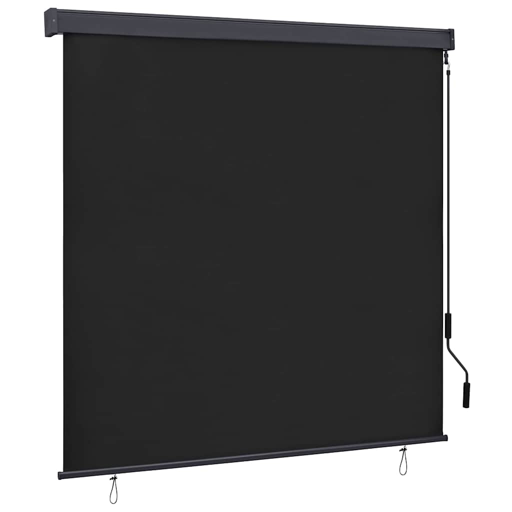 vidaXL Rollo Anthrazit 180 x 250 cm Stoff und Aluminium