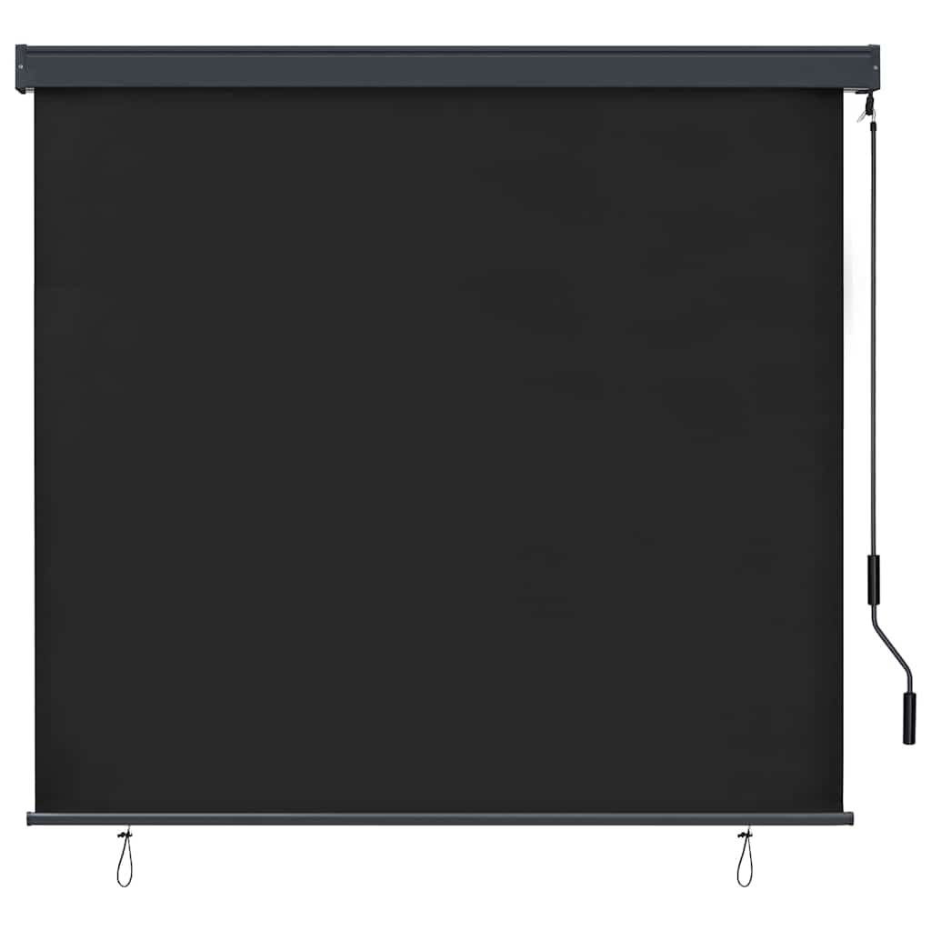 vidaXL Rollo Anthrazit 180 x 250 cm Stoff und Aluminium