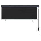 vidaXL Rollo Anthrazit 180 x 250 cm Stoff und Aluminium
