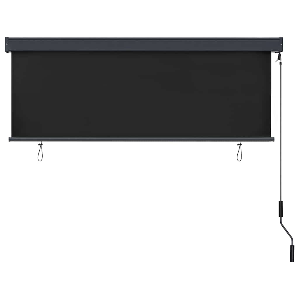 vidaXL Rollo Anthrazit 180 x 250 cm Stoff und Aluminium