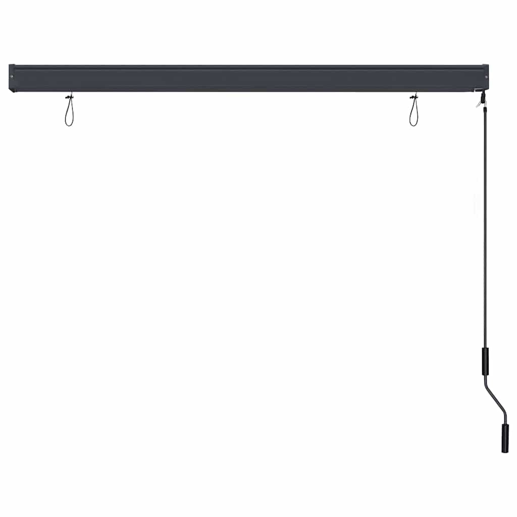 vidaXL Rollo Anthrazit 180 x 250 cm Stoff und Aluminium