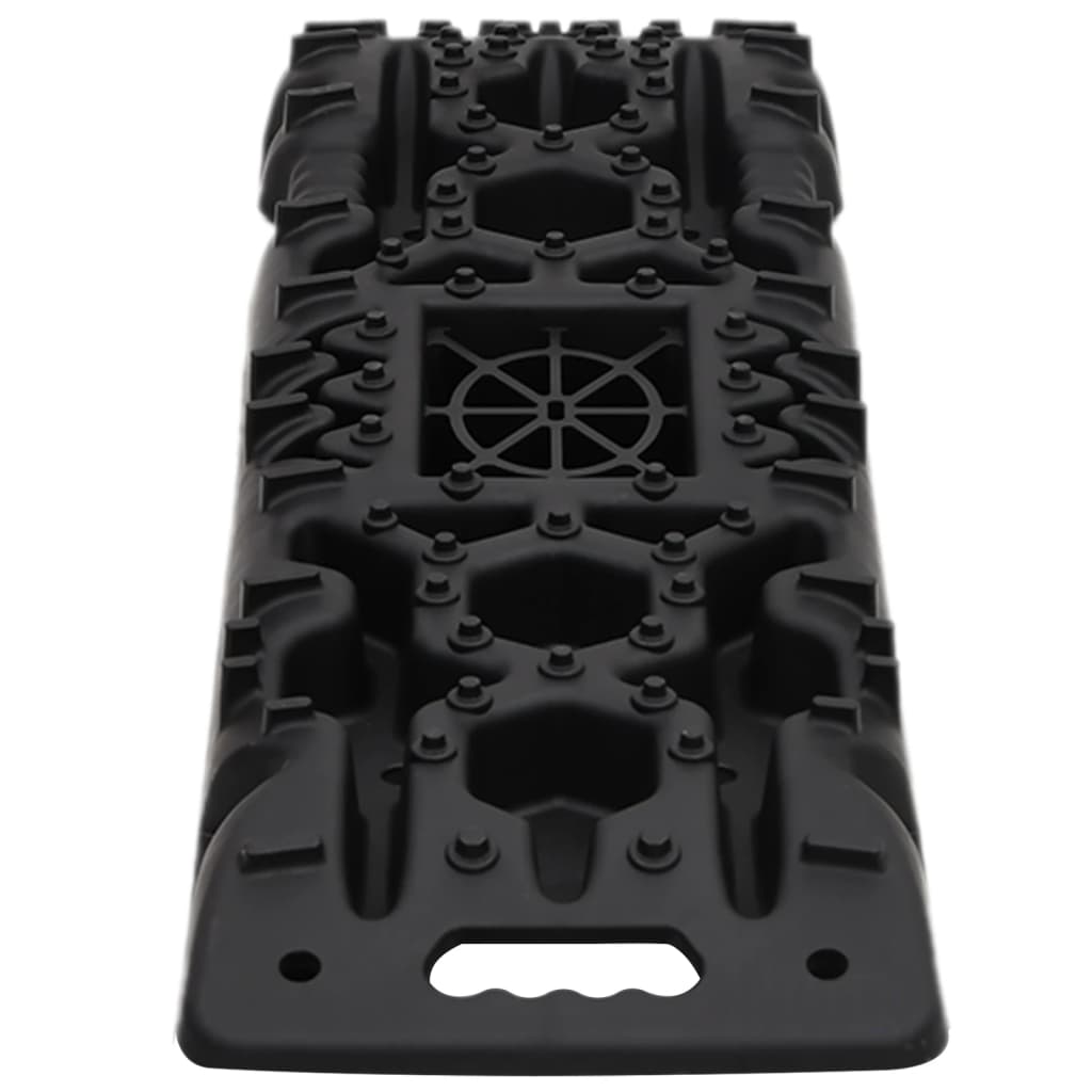 vidaXL Traktionsmatten 2 Stk. Schwarz 107x31x7 cm Nylon