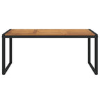 vidaXL Gartentisch mit Gestell U-Form 180x90x75 cm Akazie Massivholz