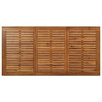 vidaXL Gartentisch mit Haarnadel-Beinen 160x80x75 cm Massivholz Akazie