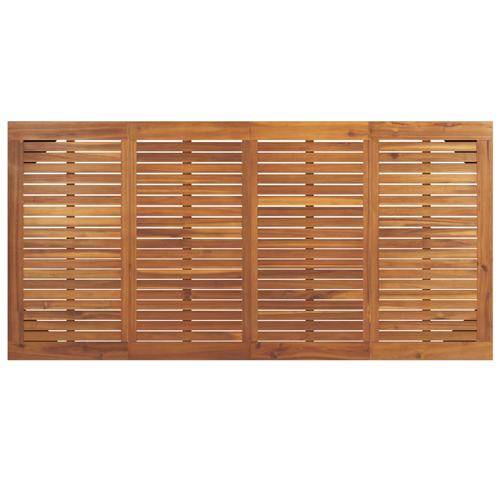 vidaXL Gartentisch Haarnadel-Tischbeine 180x90x75 cm Akazie Massivholz