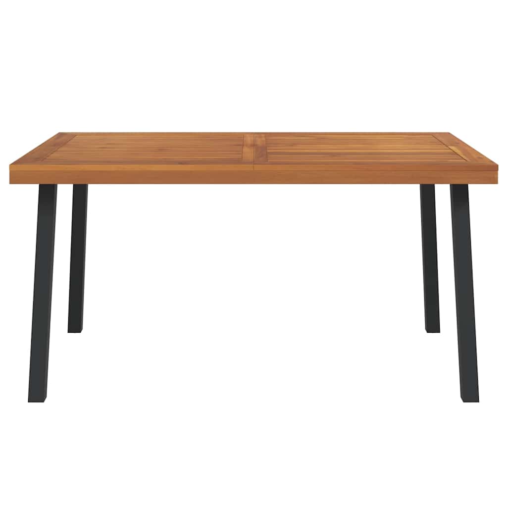 vidaXL Gartentisch 150x90x75 cm Massivholz Akazie