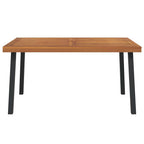 vidaXL Gartentisch 150x90x75 cm Massivholz Akazie