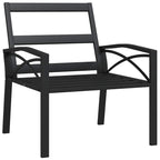 vidaXL Gartenstühle mit Grauen Kissen 2 Stk. 68x76x79 cm Stahl