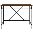 vidaXL Schreibtisch Braun Eichen-Optik 100x50x75cm Holzwerkstoff Eisen