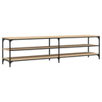 vidaXL TV-Schrank Sonoma-Eiche 200x30x50 cm Holzwerkstoff und Metall