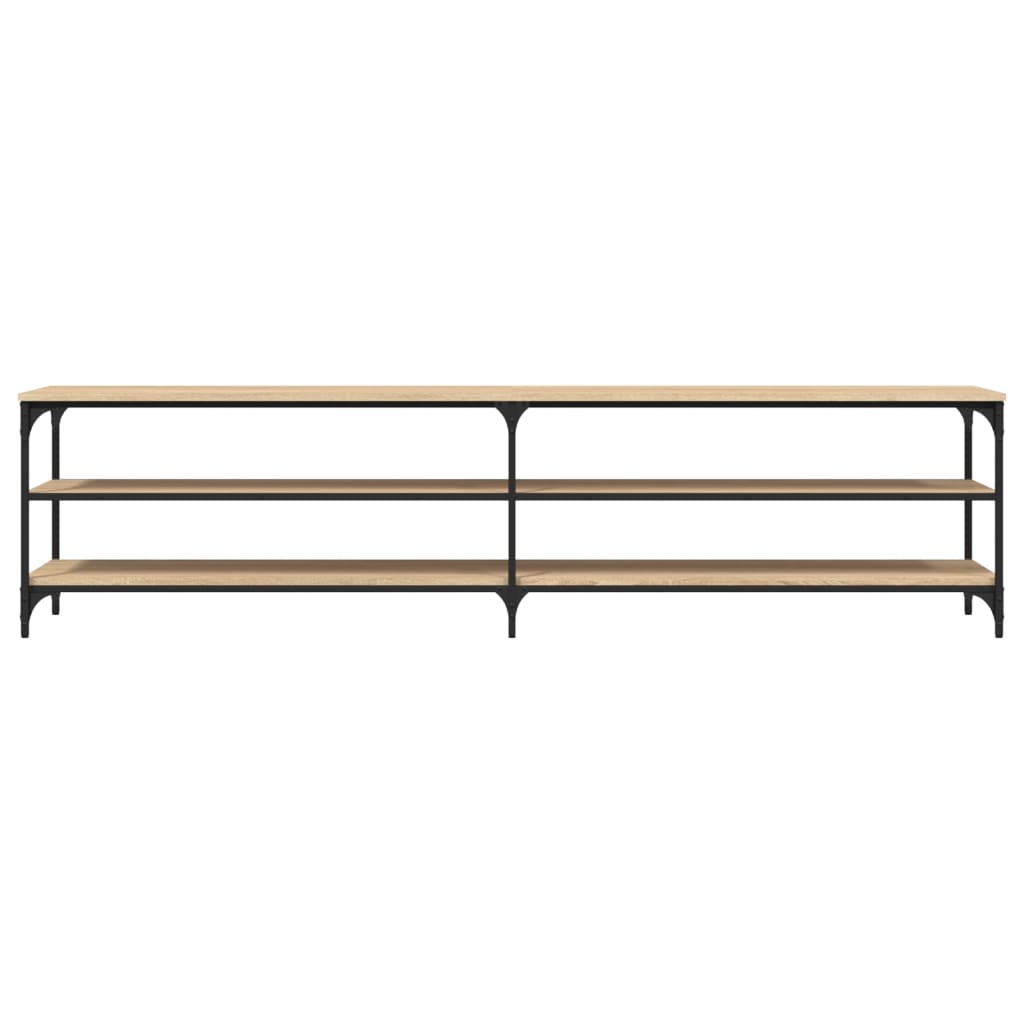 vidaXL TV-Schrank Sonoma-Eiche 200x30x50 cm Holzwerkstoff und Metall