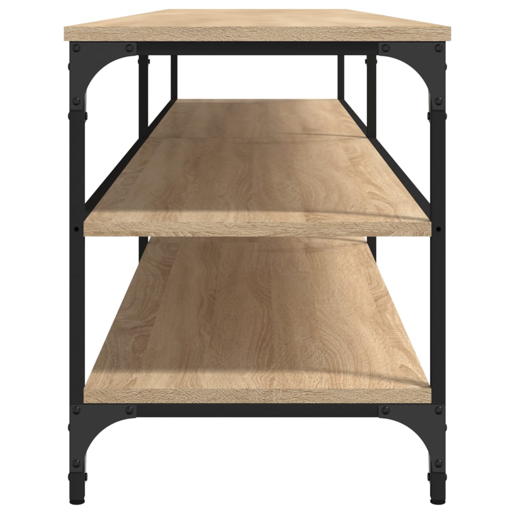 vidaXL TV-Schrank Sonoma-Eiche 200x30x50 cm Holzwerkstoff und Metall