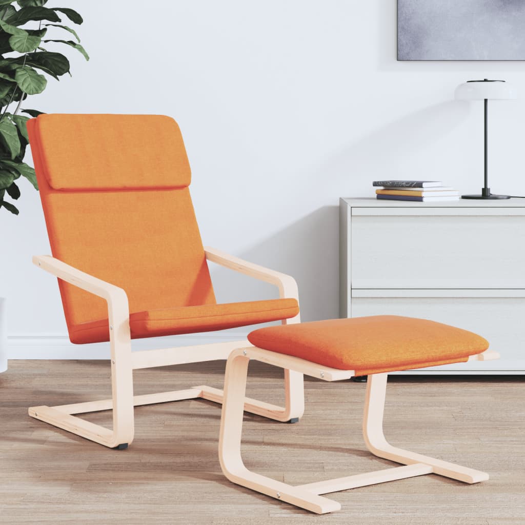 vidaXL Relaxsessel Dunkelgelb Stoff