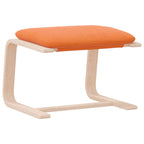 vidaXL Fußhocker Dunkelgelb 51x41x40 cm Stoff