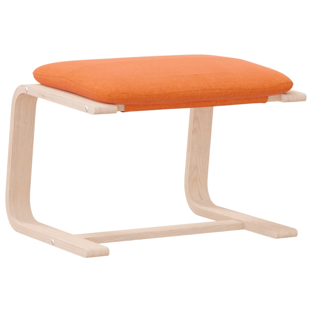 vidaXL Fußhocker Dunkelgelb 51x41x40 cm Stoff