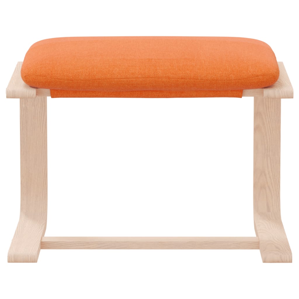 vidaXL Fußhocker Dunkelgelb 51x41x40 cm Stoff