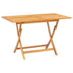 vidaXL 5-tlg. Garten-Essgruppe Massivholz Teak